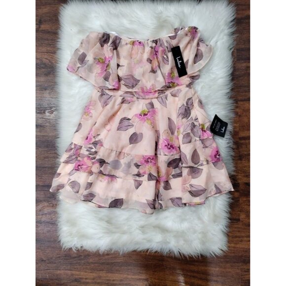 Lulus Perfect Paradise Festival Whimsy Floral Fairy Twee Y2k Wedding Guest M NWT - Picture 2 of 11